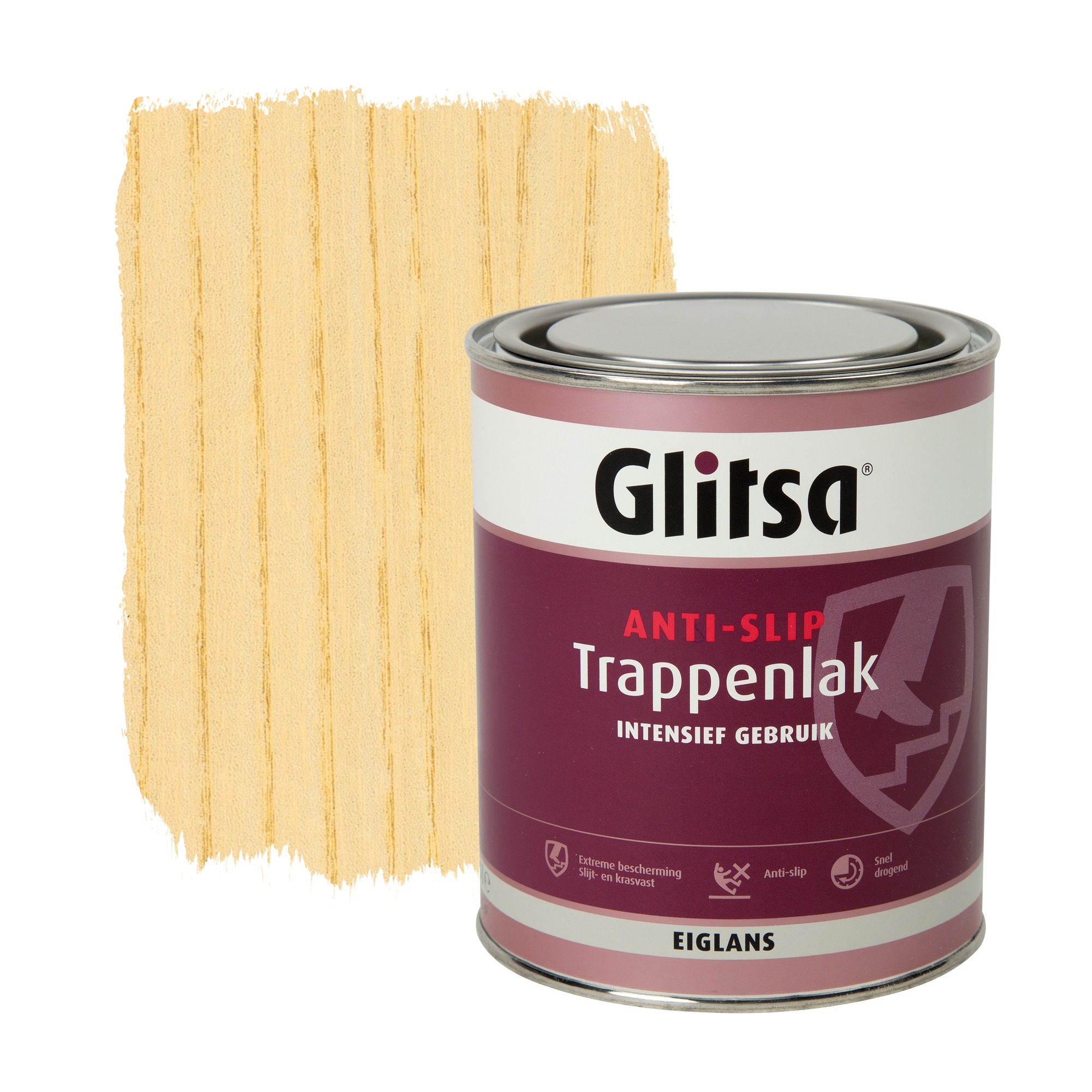 Glitsa Intensief Gebruik Traplak Antislip Kleurloos Eiglans 750 Ml glitsa kopen in de aanbieding