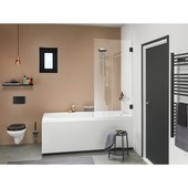 Sealskin Badwand I AM 75x160 cm Zwart