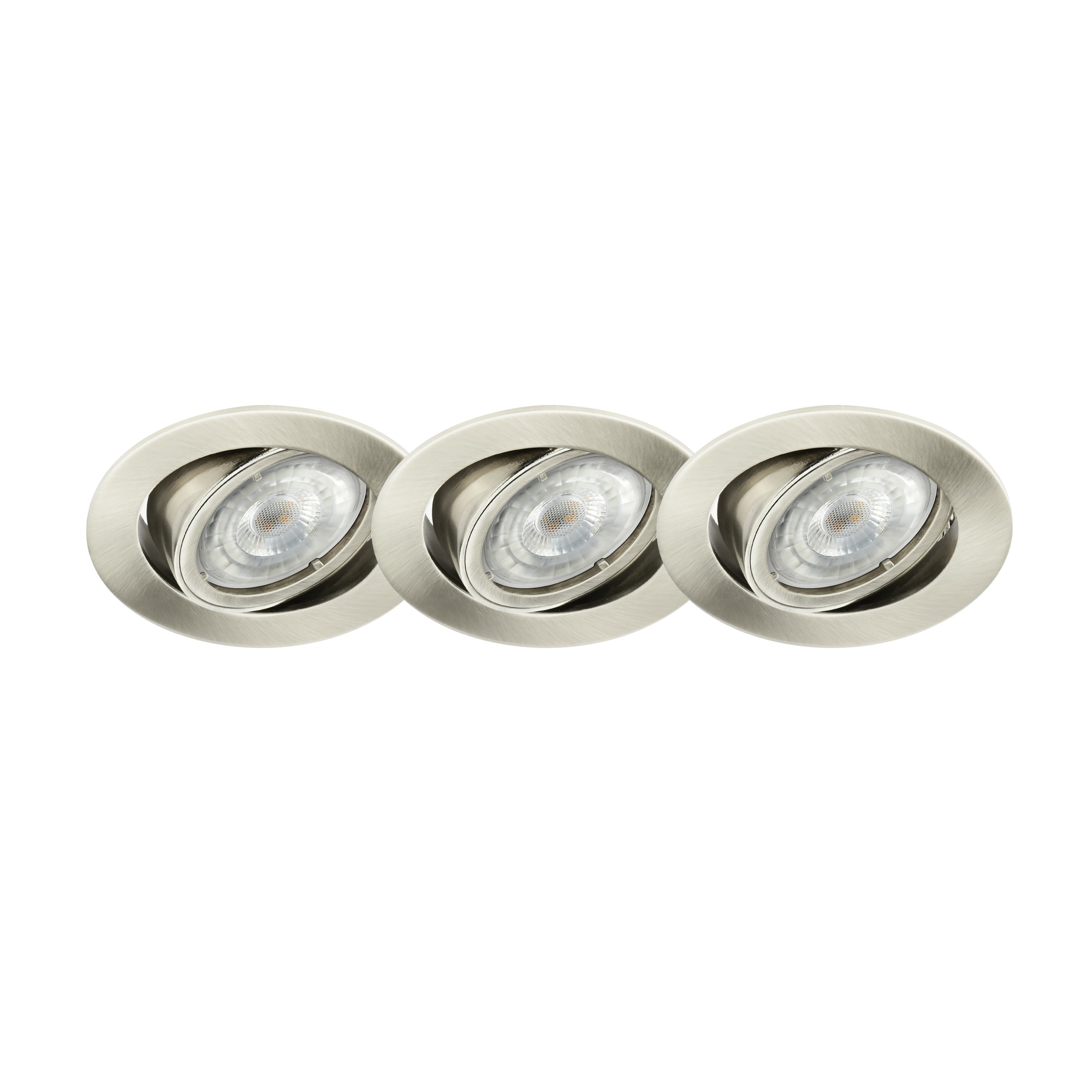 Gamma Inbouwspots Led Gu10 3X5W Richtbaar Staal Twist gamma kopen in de aanbieding