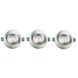 GAMMA inbouwspots LED 3X9,3W richtbaar staal