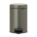 Brabantia NewIcon Prullenbak - 3 l - Platinum