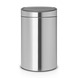 Brabantia Touch Bin Prullenbak - 40 l - Matt Steel