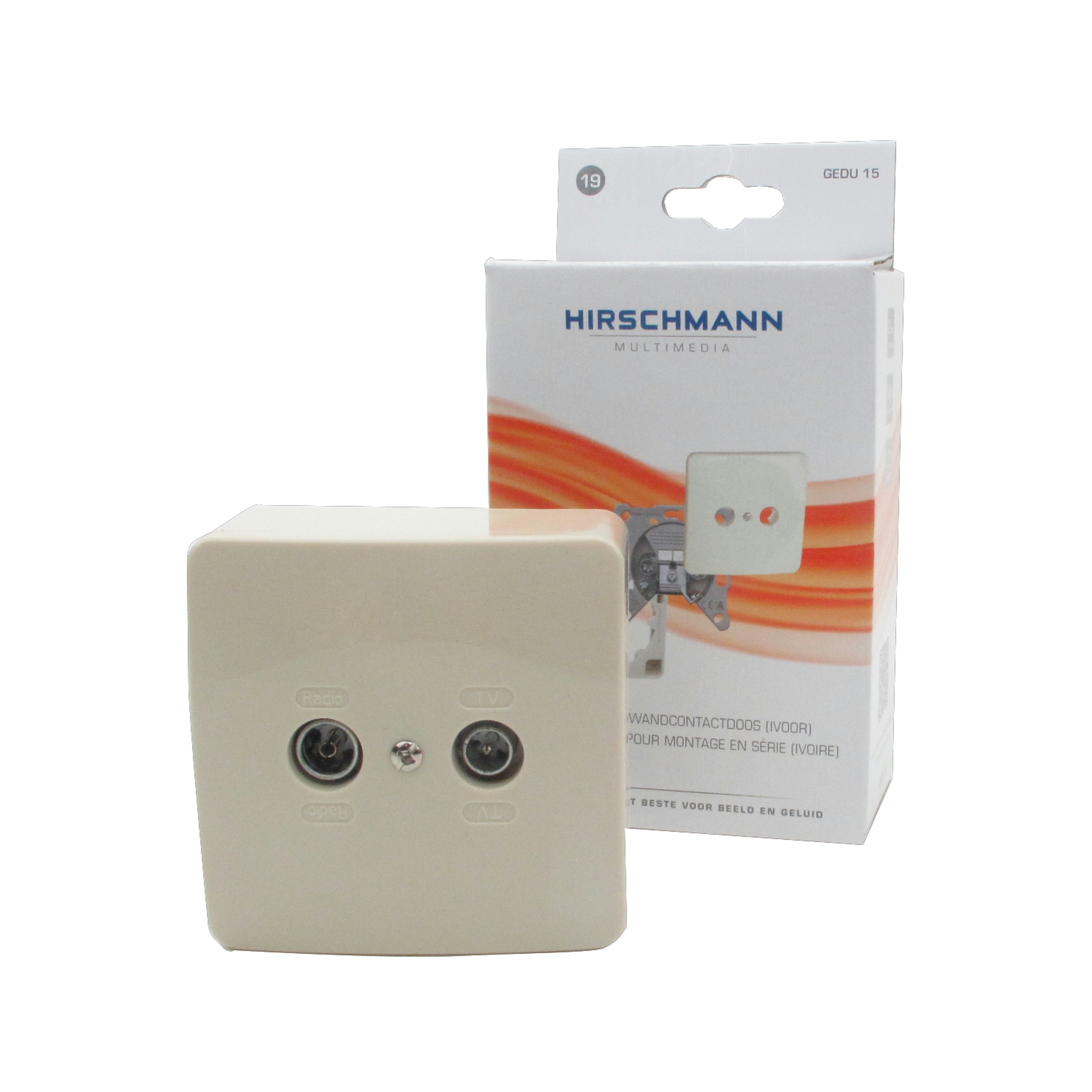 Hirschmann Stopcontact Tvfm hirschmann kopen in de aanbieding