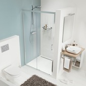 Sealskin Schuifdeur voor Nis Compact 120x195 cm Chroom