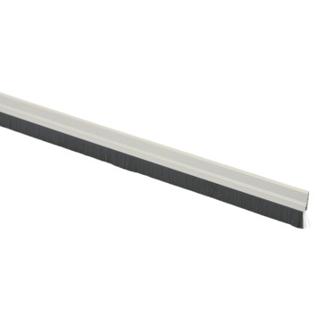 GAMMA | Handson tochtstrip grijze borstel zelfklevend aluminium wit 93 cm kopen?