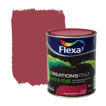 GAMMA | Flexa Creations muurverf raspberry swirl extra mat 1 liter ...