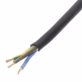Neopreensnoer 3x1,5mm2 per meter