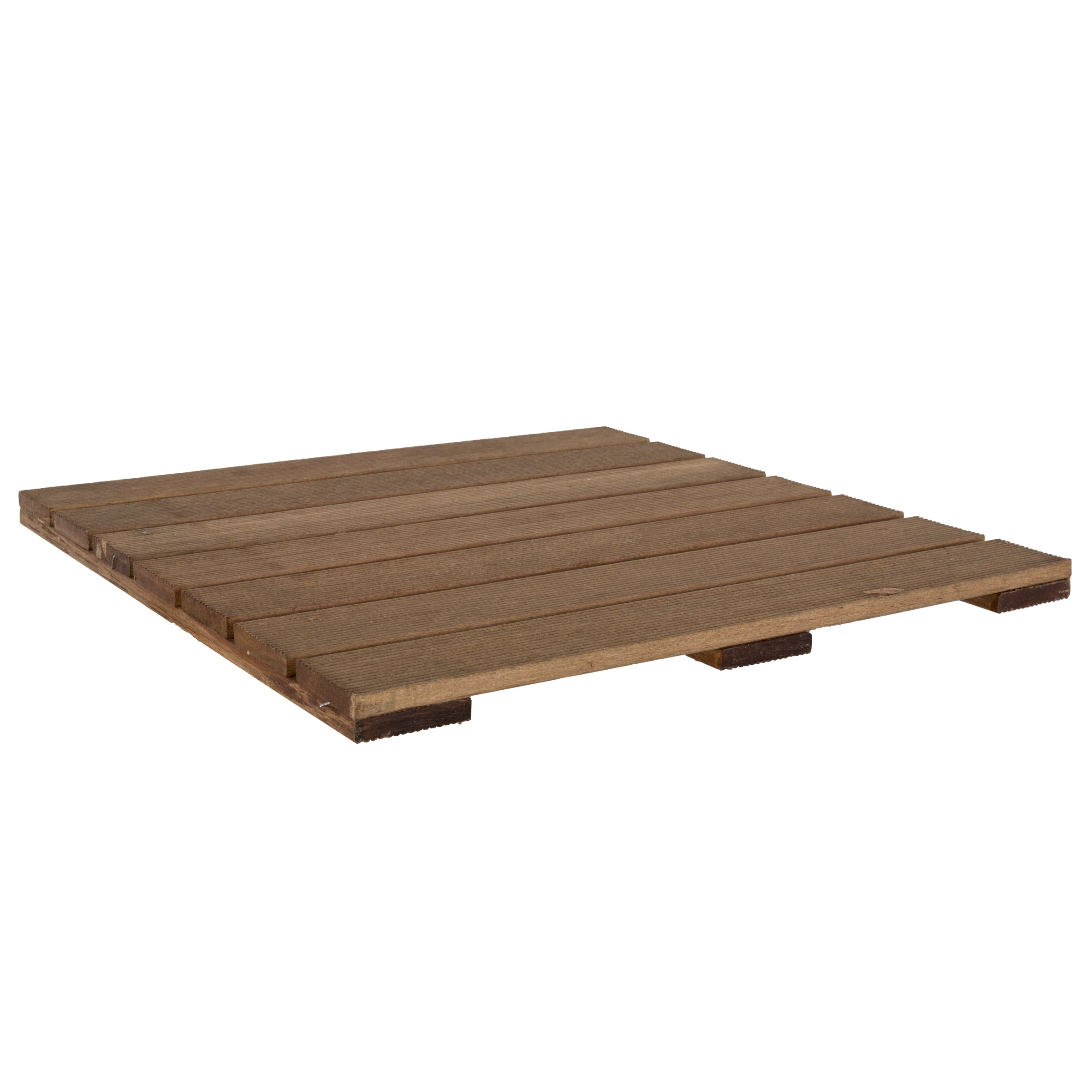 Tuintegel Relief Hardhout 50X50 huismerk kopen in de aanbieding