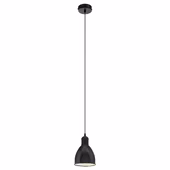 Eglo hanglamp Priddy zwart Ø15,5 cm