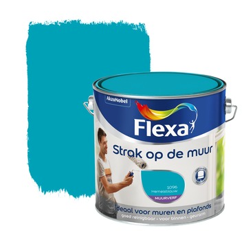 Flexa Strak op de muur hemelsblauw mat 2,5 liter