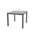 Tafel Toledo Alu Glas 90x90 cm