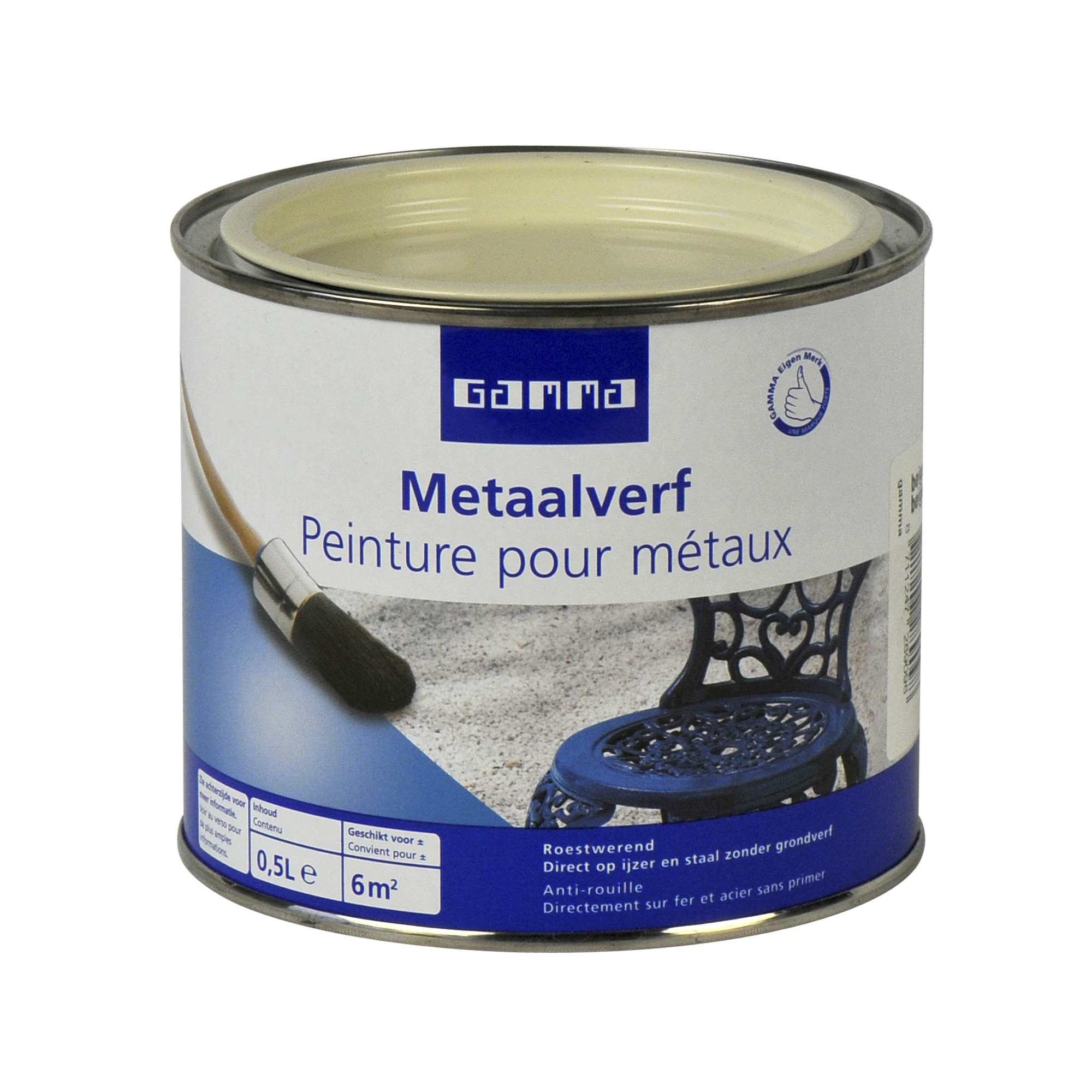 Gamma Metaallak Beige 500 Ml gamma kopen in de aanbieding