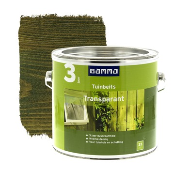 | GAMMA tuinbeits transparant groen 2,5 kopen?