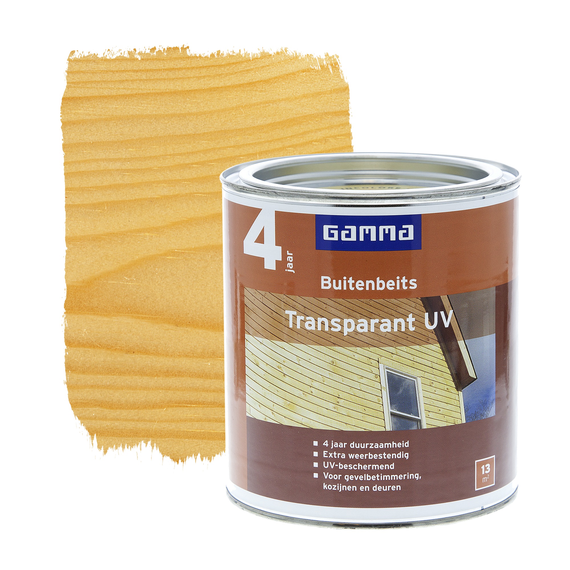 Gamma Buitenbeits Transparant Uv Kleurloos 750 Ml gamma kopen in de aanbieding