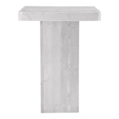 Statafel Olburg wit steigerhout 82 x 82 cm