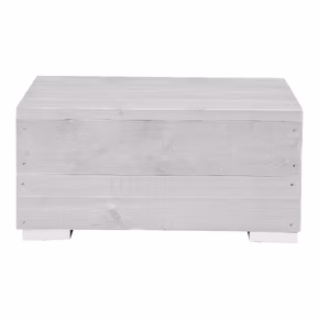 Salontafel Blijdeld wit steigerhout 76 x 76 cm