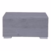 Salontafel Blijdeld grijs steigerhout 76 x 76 cm