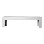 Tuinbank Dankburg 150 cm wit steigerhout