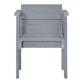 Tuinstoel Sella grijs steigerhout