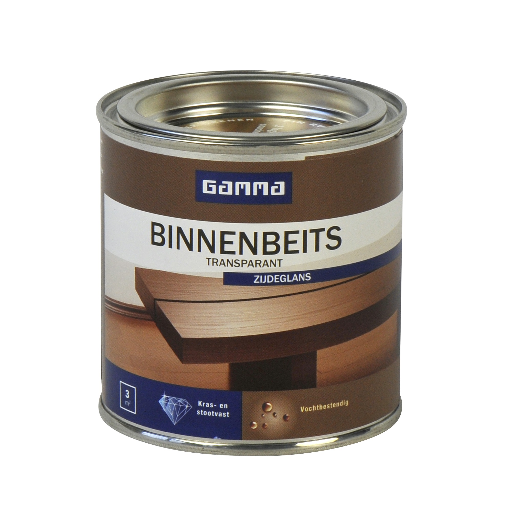 Gamma Binnenbeits Transparant Grenen Zijdeglans 250 Ml gamma kopen in de aanbieding