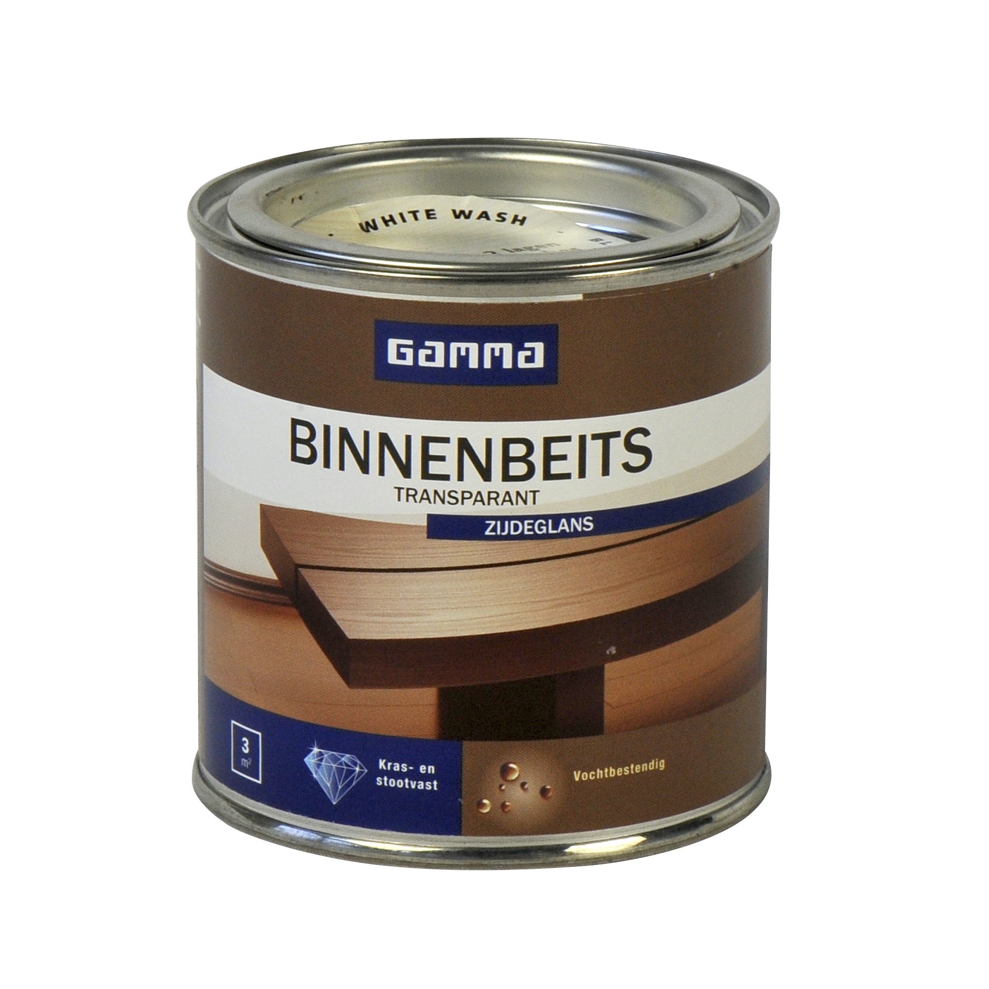 Gamma Binnenbeits Transparant Whitewash Zijdeglans 250 Ml gamma kopen in de aanbieding