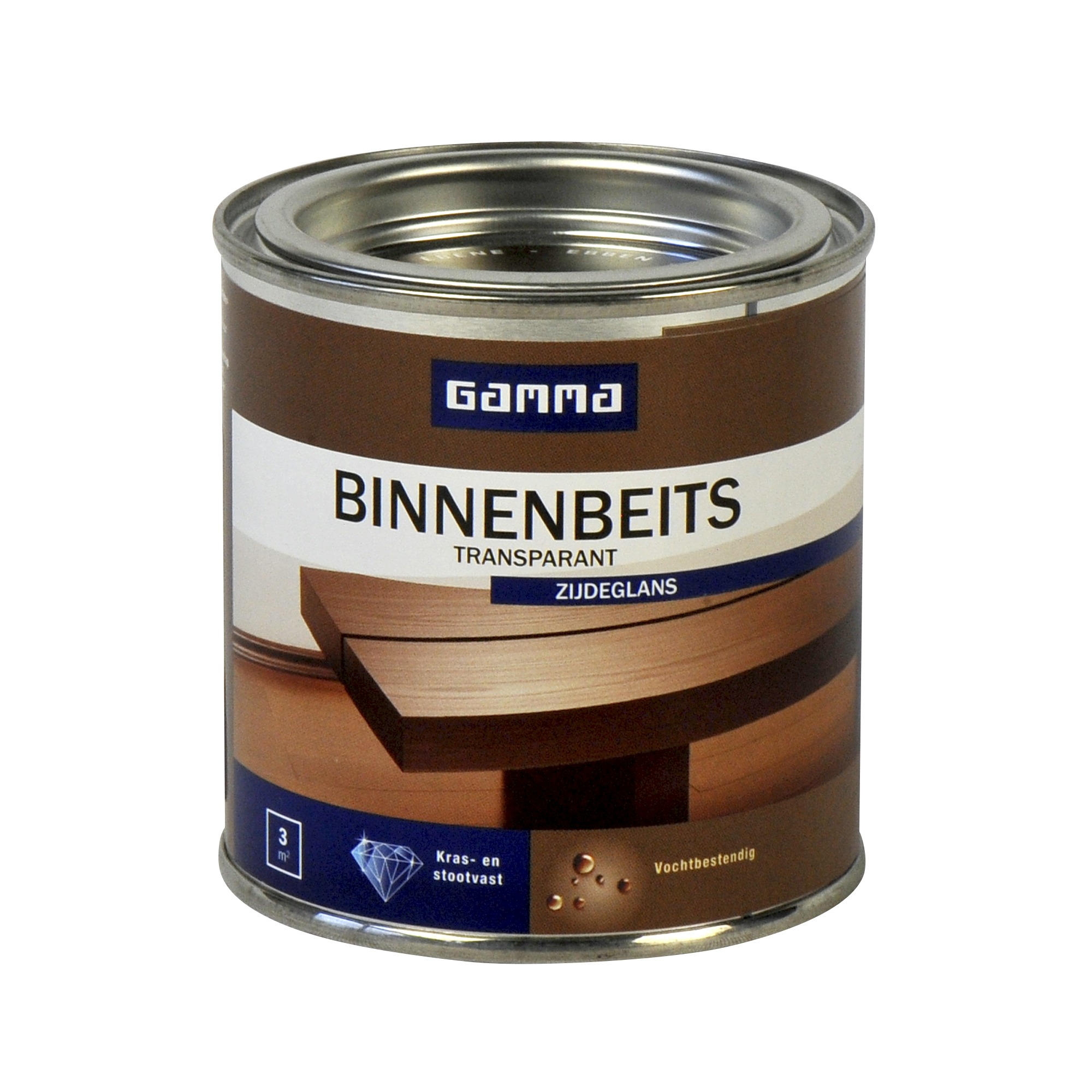 Gamma Binnenbeits Transparant Ebben Zijdeglans 250 Ml gamma kopen in de aanbieding
