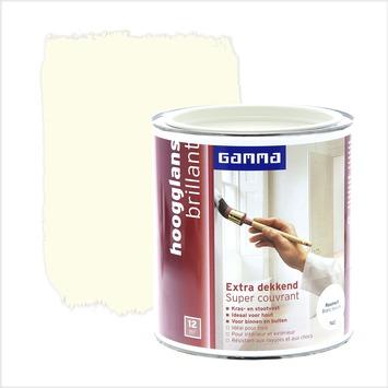 GAMMA Extra Dekkend lak roomwit hoogglans 750 ml