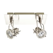 GAMMA spotplaat Futura staal 2-lichts