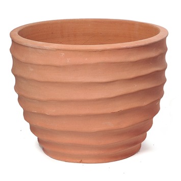 Mica Decorations Plantenpot - Rood - Keramiek - 19x21 Cm