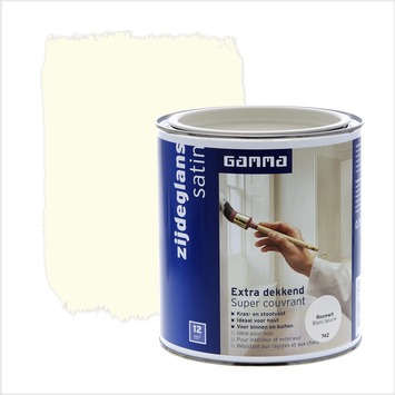 GAMMA Extra Dekkend lak roomwit zijdeglans 750 ml
