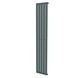 Haceka designradiator Negev petrol structuur 715 Watt 184x34 cm
