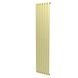 Haceka designradiator Negev goud structuur 858 Watt 184x41 cm