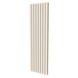 Haceka designradiator Thalia creme structuur 1585 Watt 184x54 cm