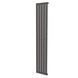 Haceka designradiator Negev bruin structuur 715 Watt 184x34 cm