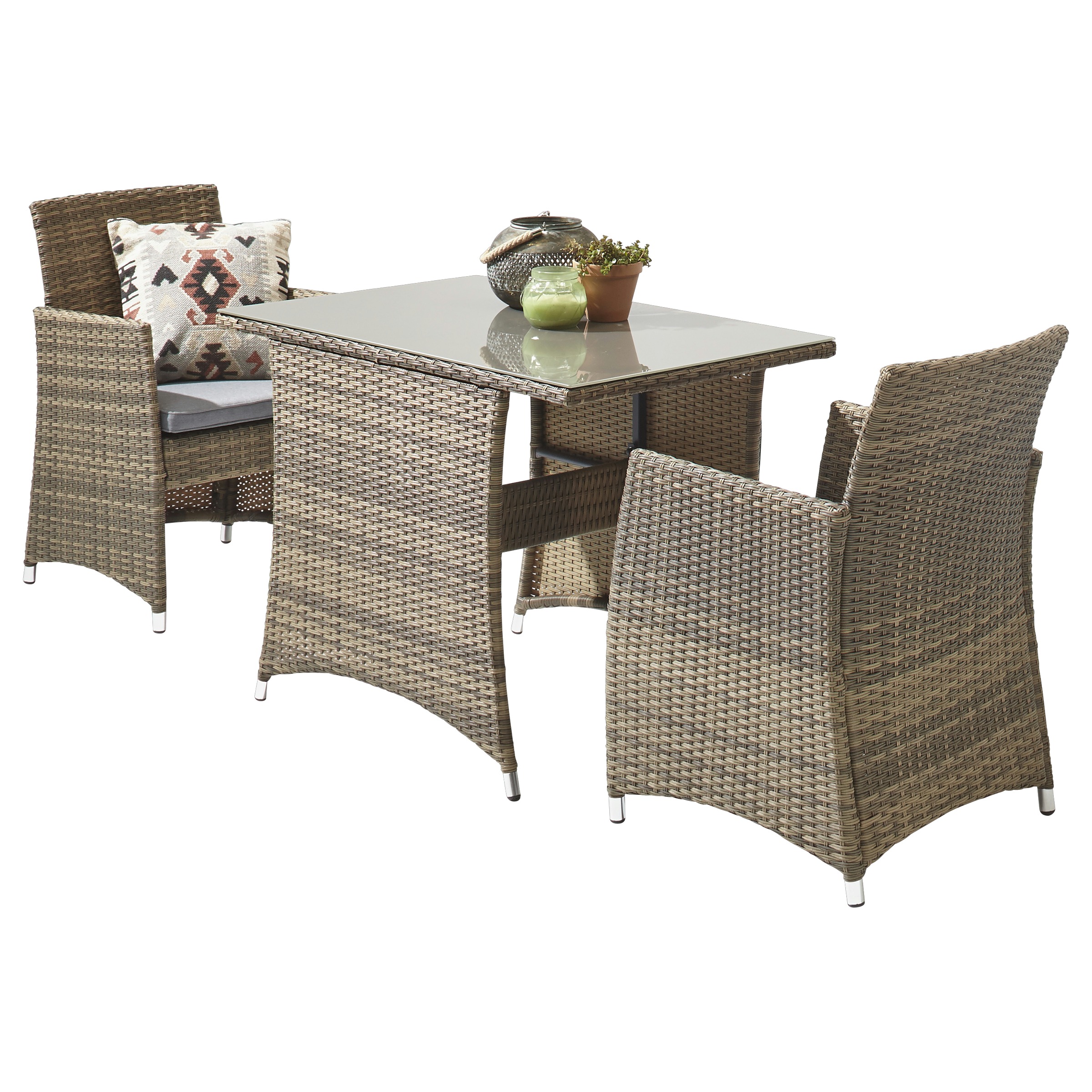 Wakefield Tuinset Marseille Bruin Wicker wakefield kopen in de aanbieding