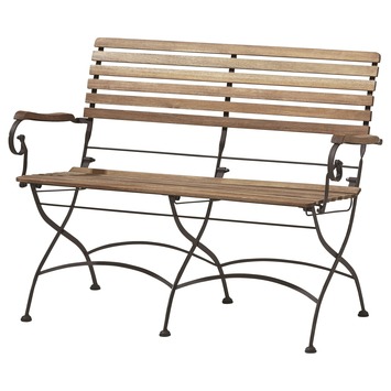 Tenslotte Kapitein Brie Oeps GAMMA | Tuinbank Havana Hout Staal 87x118x59 cm kopen? 