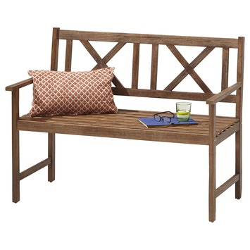 Bank voor twee vintage hout