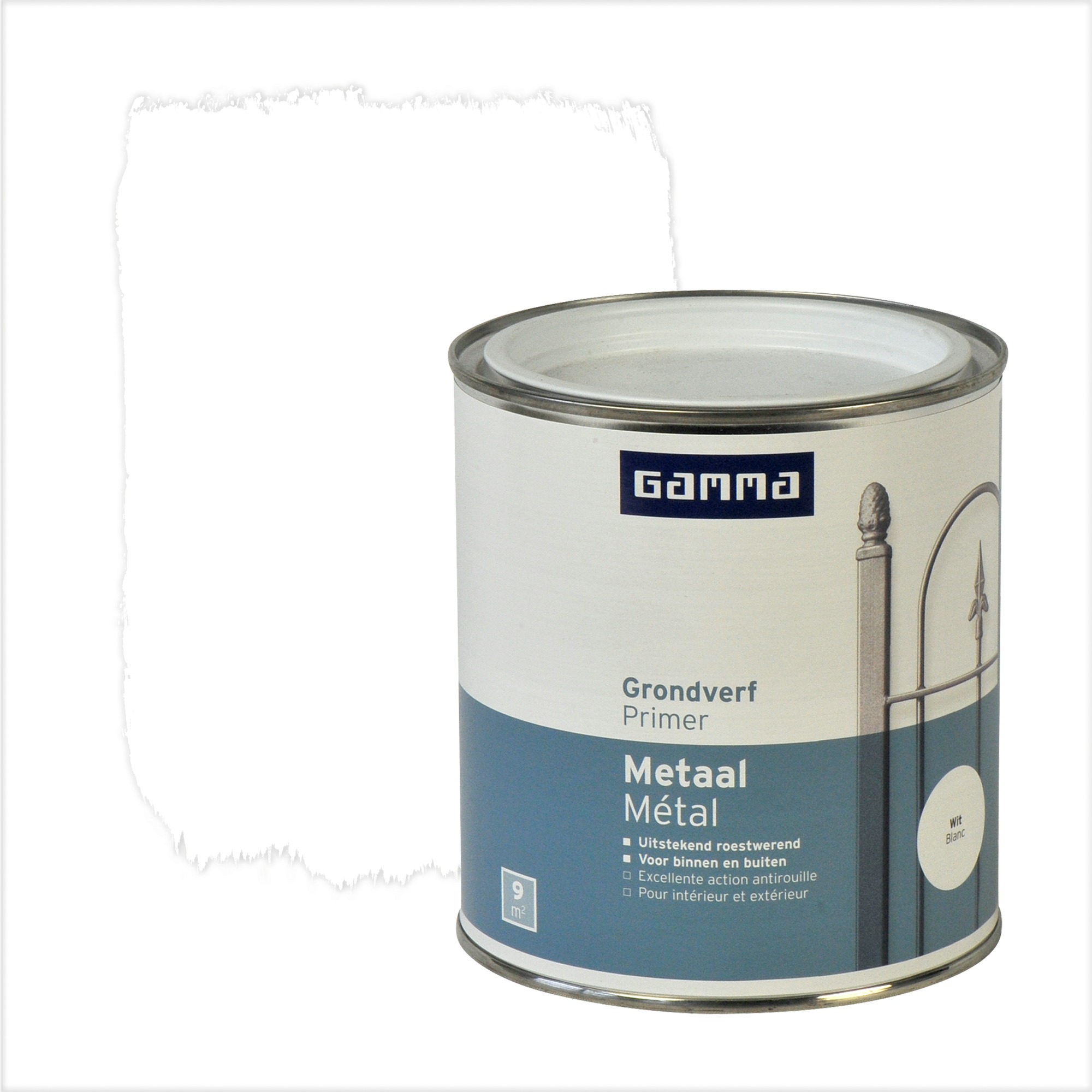 Gamma Grondverf Metaal Wit 750 Ml gamma kopen in de aanbieding