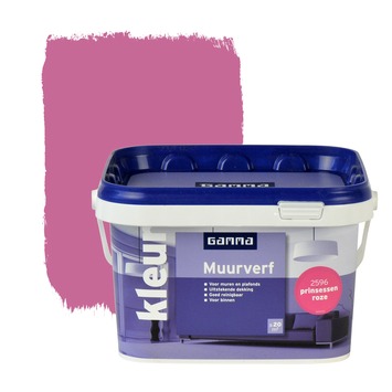 Voor type Garantie temperatuur GAMMA | GAMMA muurverf prinsessen roze mat 2,5 liter kopen? 