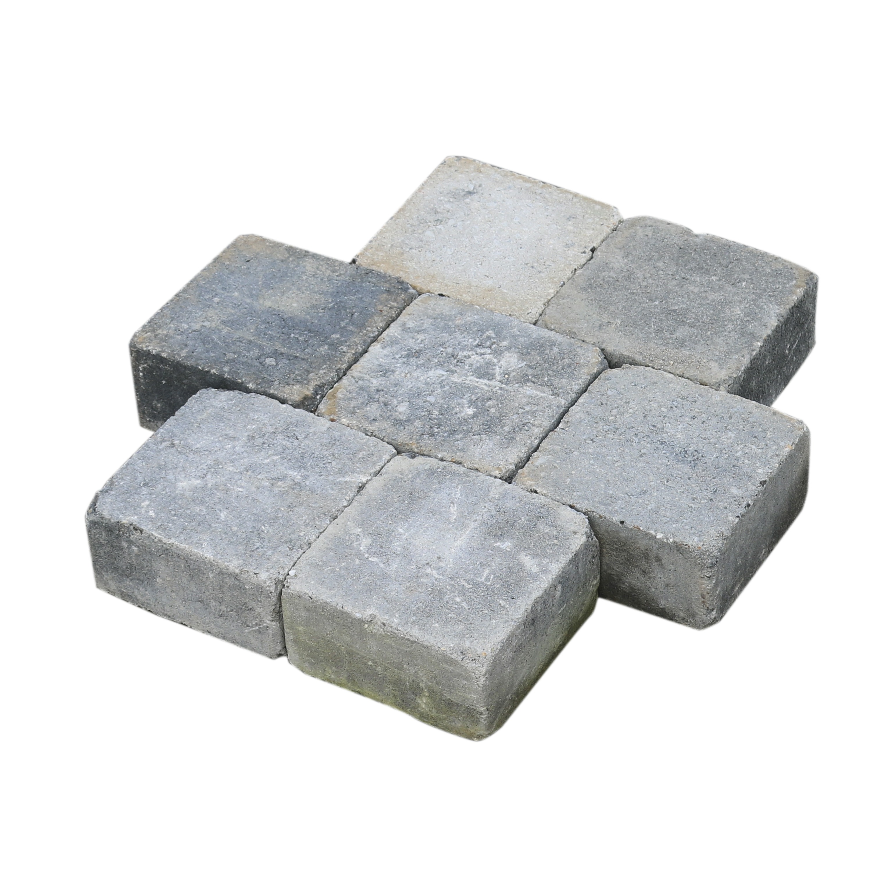 Trommelsteen Beton Grijszwart 14X14X7 Cm 45 Stuks 088 M2 huismerk kopen in de aanbieding