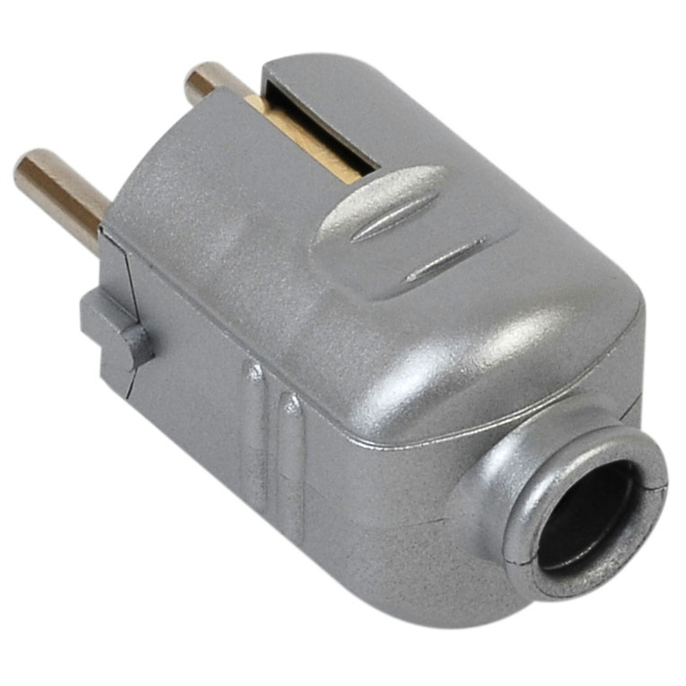 Plieger Stekker Randaarde Zilver plieger kopen in de aanbieding