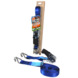 Jumbo spanband blauw 5m 25mm  met rubberen ratel voor extra grip en J haken