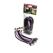 Jumbo mini snelbinders met veiligheidshaken set van 8 stuks 25cm 7 KG