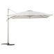 Zweefparasol Ibiza Wit Vierkant Ø300 cm