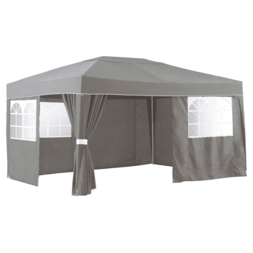 Grijze partytent