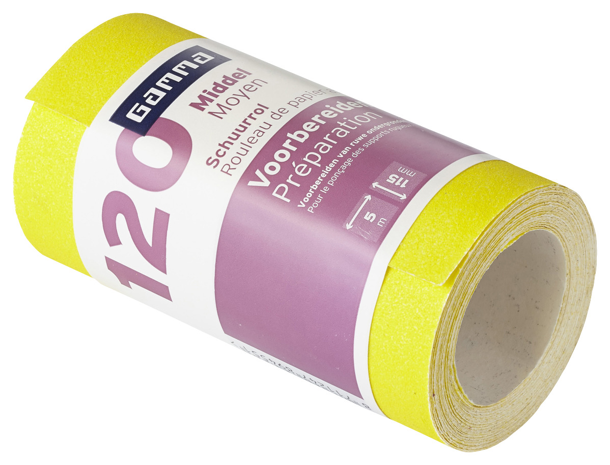 Gamma Schuurrol Middel K120 gamma kopen in de aanbieding