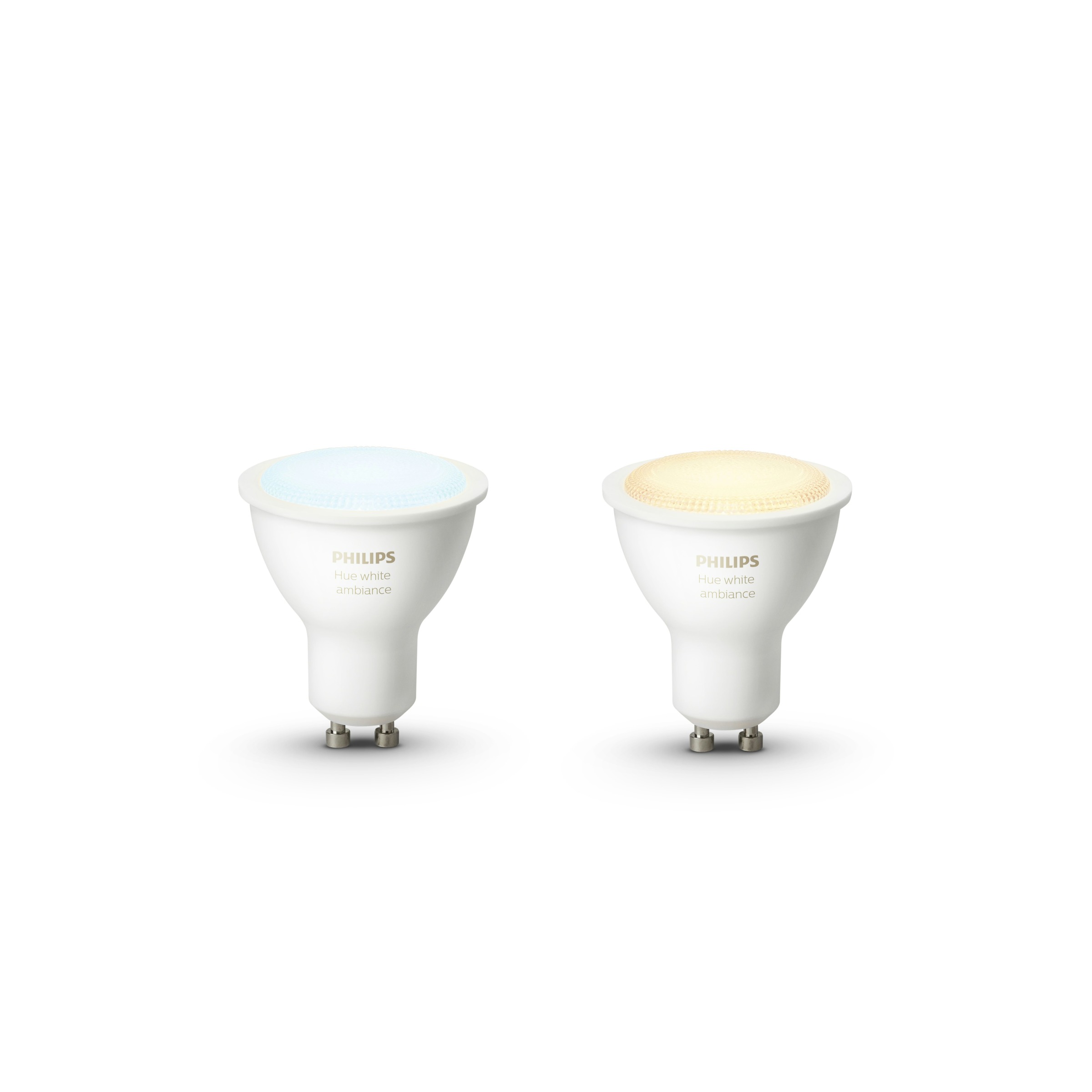 Philips Hue White Ambiance Duopack Gu10 Led 55 Watt philips hue kopen in de aanbieding