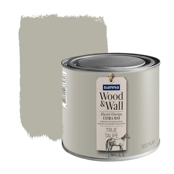 veiligheid tolerantie Wig GAMMA | GAMMA Wood&Wall krijtverf True Taupe 500 ml kopen? | muurverf-kleur