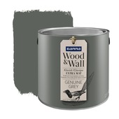 Gamma GAMMA Wood&Wall krijtverf Genuine Grey 25 liter aanbieding