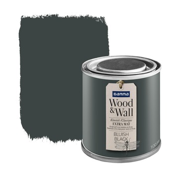 GAMMA GAMMA Wood&Wall krijtverf Bluish Black 100 kopen? | muurverf-kleur